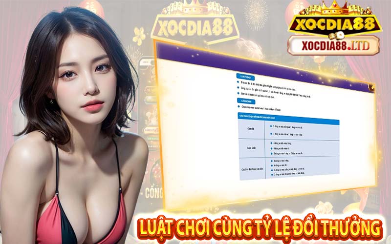 Luật chơi cùng tỷ lệ đổi thưởng tại game xóc đĩa 88