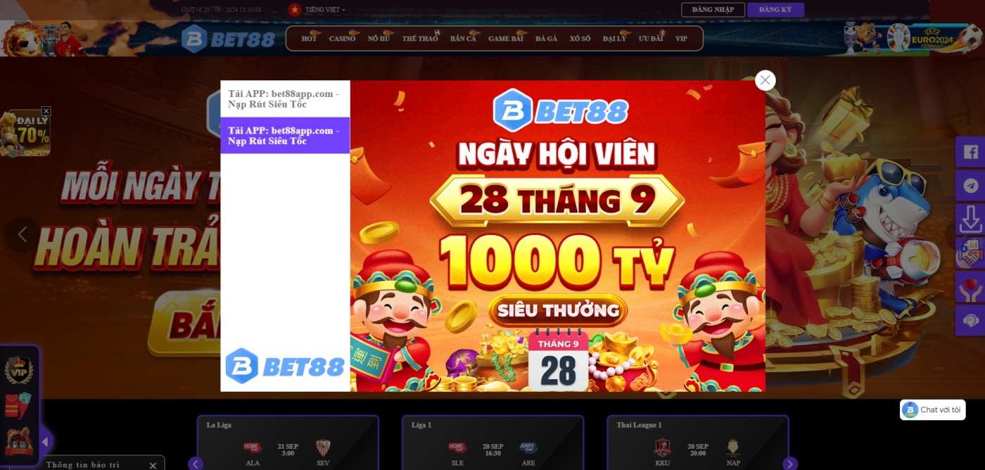 Hướng Dẫn Cá Cược Bet88 Bóng Đá Trực Tuyến 2024